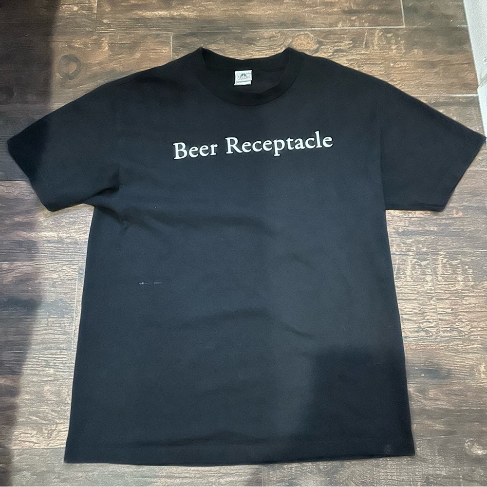 Men Black Beer T-shirt